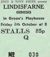 Lindisfarne - Genesis - Rab Noakes - 06/10/1972