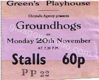 The Groundhogs - Gentle Giant - Stray - 20/11/1972