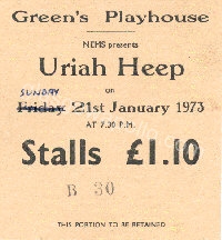Uriah Heep - 21/01/1973
