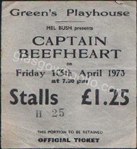 Captain Beefheart and the Magic Band - Beckett - 13/04/1973