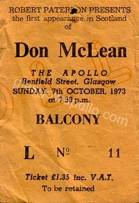 Don McLean - 07/10/1973