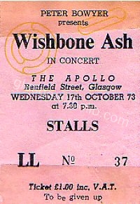 Wishbone Ash - Home - 17/10/1973