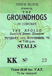 The Groundhogs - Jonesy - 13/11/1973