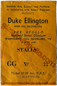 Duke Ellington - 28/11/1973