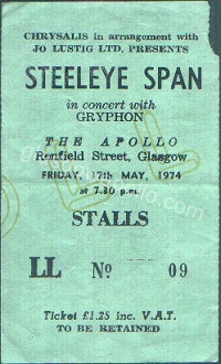 Steeleye Span - Gryphon - 17/05/1974