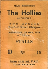 The Hollies - 29/05/1974