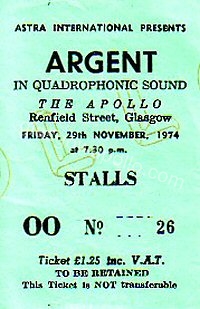 Argent - Clancy - 29/11/1974