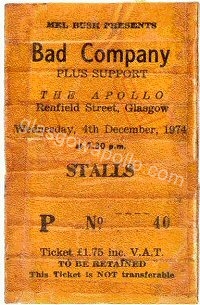 Bad Company - Duster Bennett - 04/12/1974
