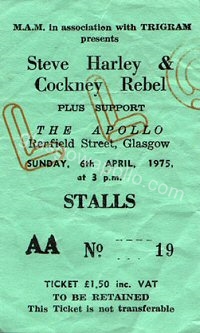 Steve Harley & Cockney Rebel - 06/04/1975