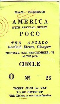 America - POCO - 22/09/1975