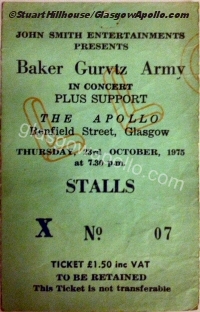 Baker Gurvitz Army - Tea - 23/10/1975