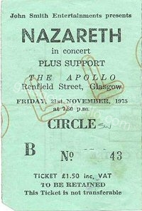 Nazareth - Snafu - 21/11/1975