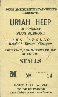 Uriah Heep - Tim Rose - 27/11/1975
