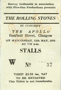 The Rolling Stones - The Meters - 12/05/1976