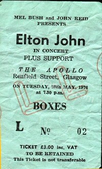 Elton John - 25/05/1976