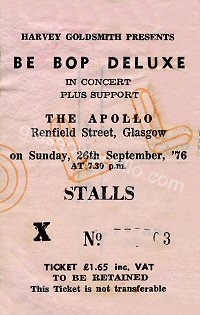 Be-Bop Deluxe - Burlesque - 26/09/1976