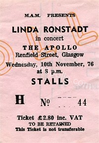 Linda Ronstadt - Andrew Gold - 10/11/1976