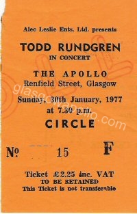 Todd Rundgren - 30/01/1977