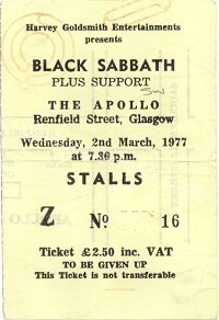 Black Sabbath - Nutz - 02/03/1977