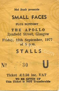 The Small Faces - Blue - 16/09/1977