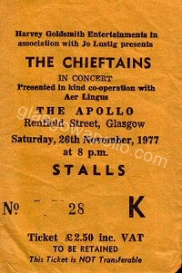 The Chieftains - 26/11/1977