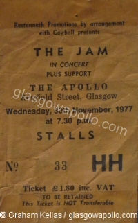 The Jam - New Hearts - The Jolt - 30/11/1977