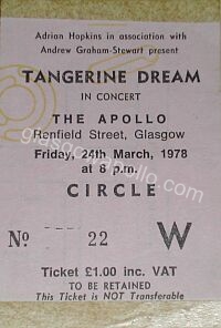 Tangerine Dream - 24/03/1978