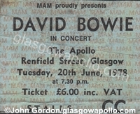 David Bowie - 20/06/1978