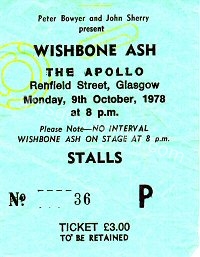 Wishbone Ash - 09/10/1978