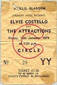 Elvis Costello and The Attractions - John Cooper Clarke - RICHARD HELL and the VOID-OIDS - 12/01/1979