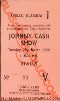 Johnny Cash - 20/03/1979