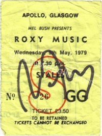 Roxy Music - The Tourists - 08/05/1979