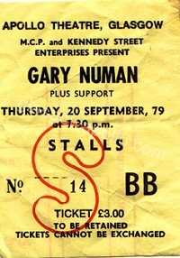 Gary Numan - OMD - 20/09/1979