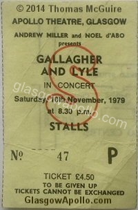 Gallagher & Lyle - Judi Tzuke - 10/11/1979