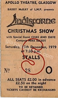 Lindisfarne - Chas and Dave - 15/12/1979