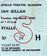 Gillan - Edgar Broughton Band - 04/03/1980