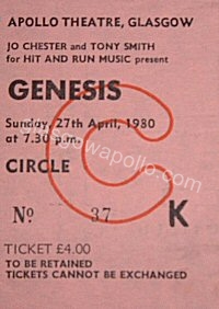 Genesis - 27/04/1980