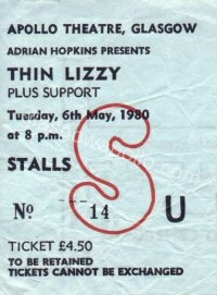 Thin Lizzy - The Lookalikes - 06/05/1980