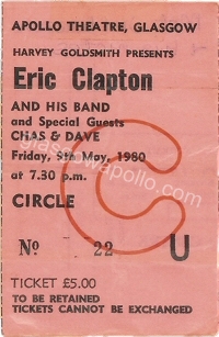 Eric Clapton - Chas and Dave - 09/05/1980