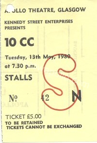 10CC - 13/05/1980