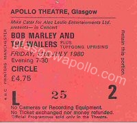 Bob Marley and The Wailers - The I Threes - 11/07/1980