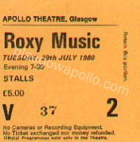 Roxy Music - Martha and the Muffins  - 29/07/1980