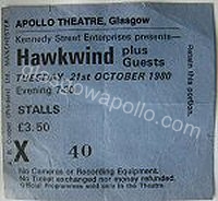 Hawkwind - Vardis - 21/10/1980