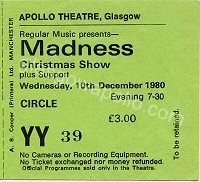 Madness - John Ottway and Wild Willie Barrett  - Simon Drake - 10/12/1980