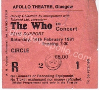 The Who - 9 Below Zero - 14/02/1981
