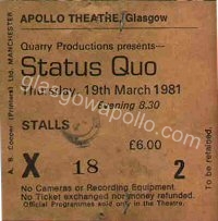 Status Quo - 19/03/1981