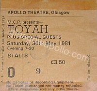 Toyah - DJ Kane - 30/05/1981