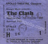 The Clash - Theatre Of Hate - 07/10/1981