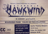 Hawkwind - Mama's Boys - 09/10/1981