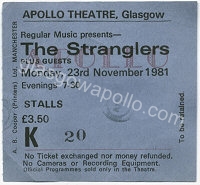 The Stranglers - Mr. Spratt's 20th Century Popular Motet - Taxi Girl - 23/11/1981